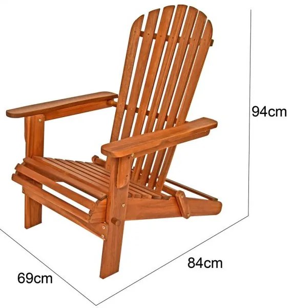Casaria® Összecsukható nyugágy Adi