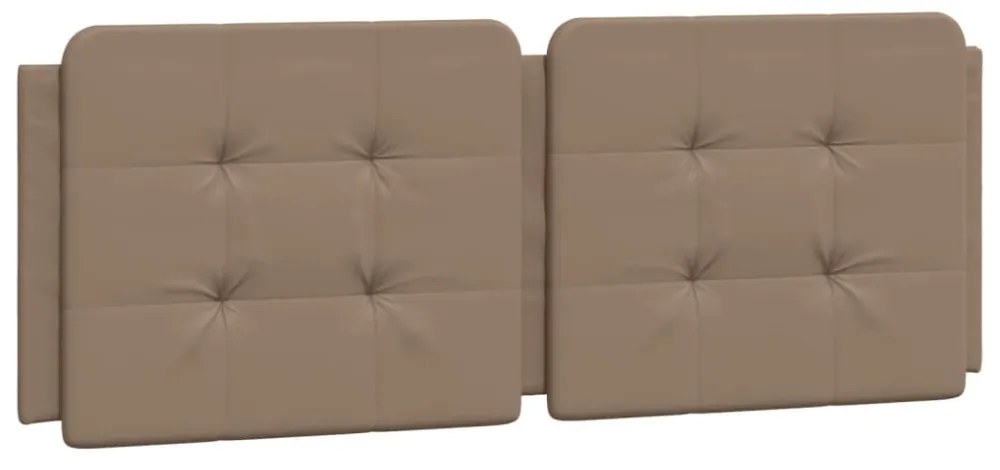 cappuccino színű műbőr ágykeret matrac nélkül Zadar 120x200 cm