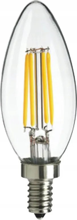 Led izzó E14 filament 4W meleg dekoratív Edison