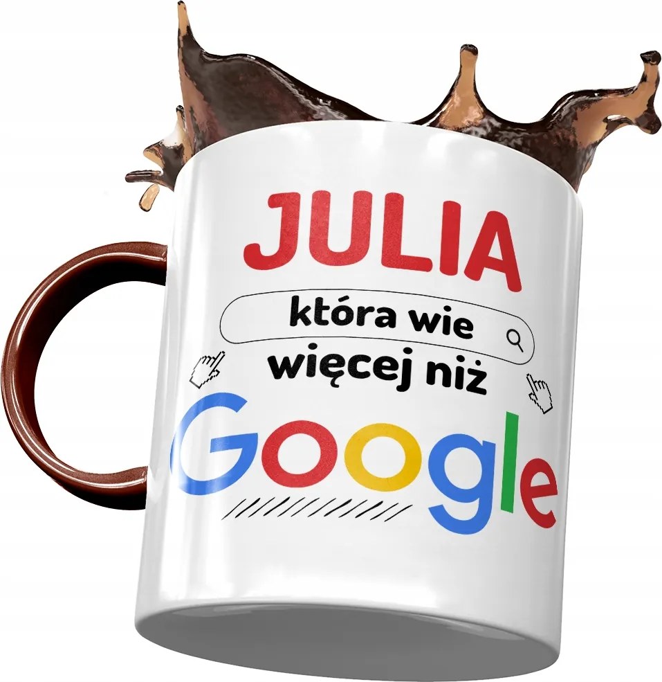 Bordó bögre Júlia Barátnő Feleség Nyomtatott Fotóval