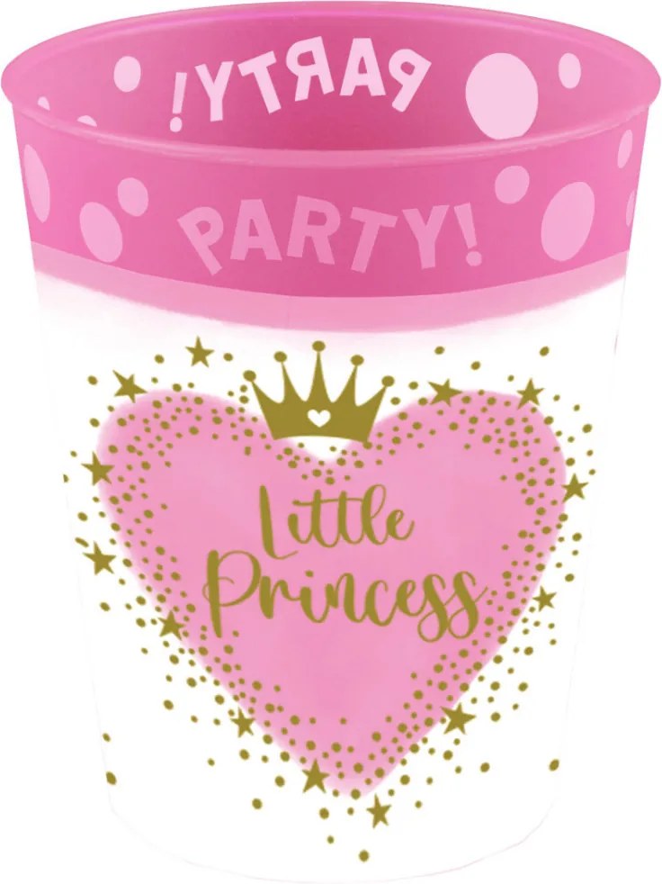 Hercegnők Little Princess micro prémium műanyag pohár szett 4 db-os 250 ml