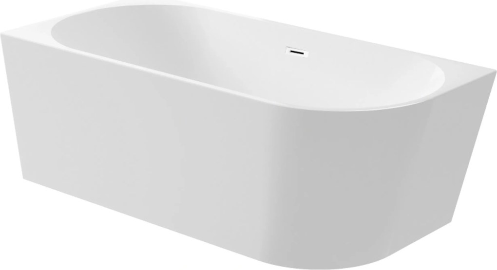 Avola White 170x80 cm szabadonálló sarokkád balneo kiegészítőkkel