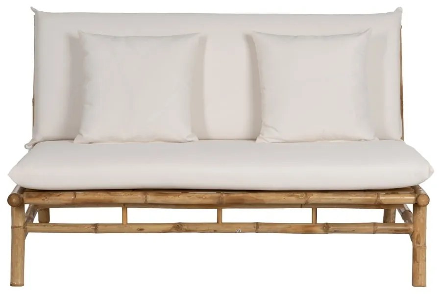 Fehér kanapé 135 cm Bamboo – Ixia