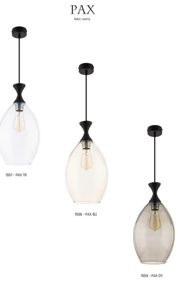 Jupiter 1558 - PAX BU - Függeszték PAX E27/60W