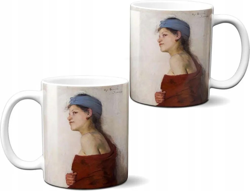 Bögre Női portré Bosnyák Olga cigánylány