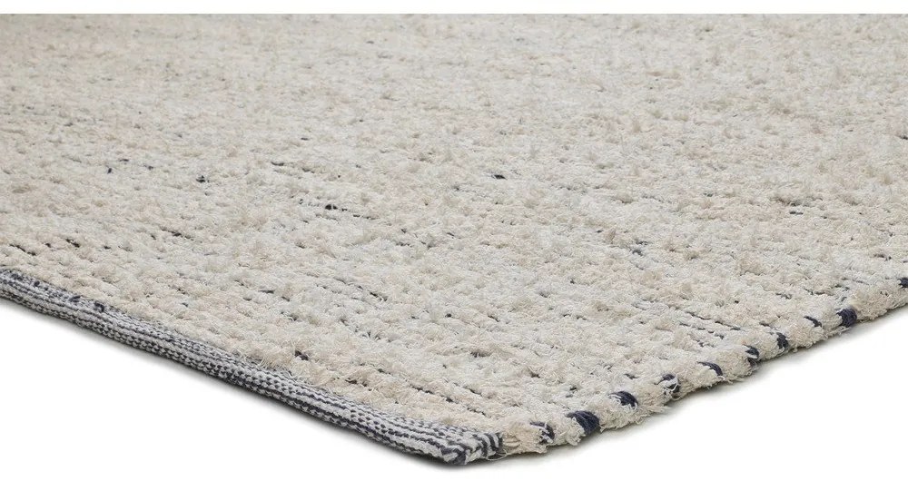 Krémszínű kézi szövésű pamut szőnyeg 60x110 cm Reimagine – Universal