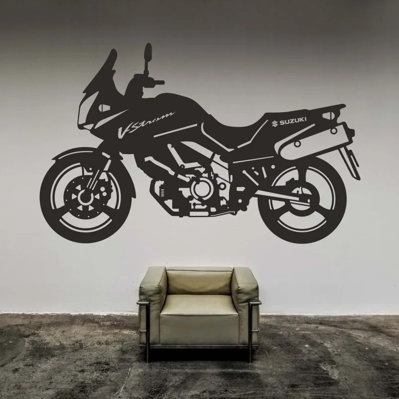 Stílusos falfestmény motorkerékpárra - SUZUKI