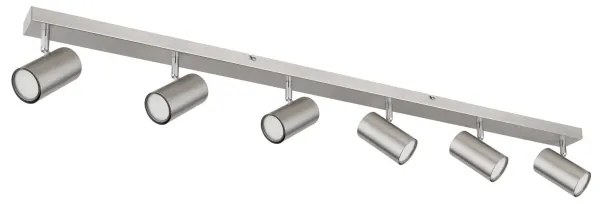 Globo 57911-6D - spotlámpa ROBBY 6xGU10/35W/230V matt króm
