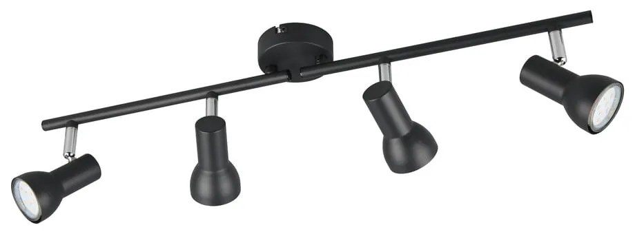 Fekete spotlámpa ø 8 cm Cantar – Reality