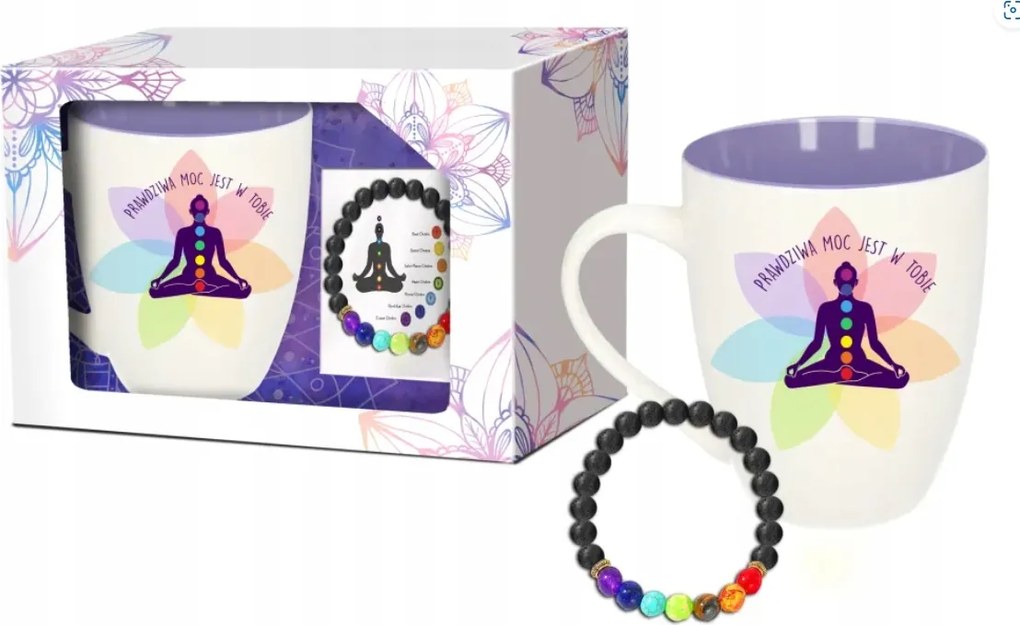 Pasztell Bögre Karkötővel Az Igazi Erő Benned Van Ajándék Anyának