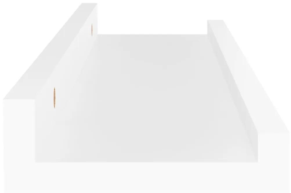 4 db fehér fali polc 40 x 9 x 3 cm
