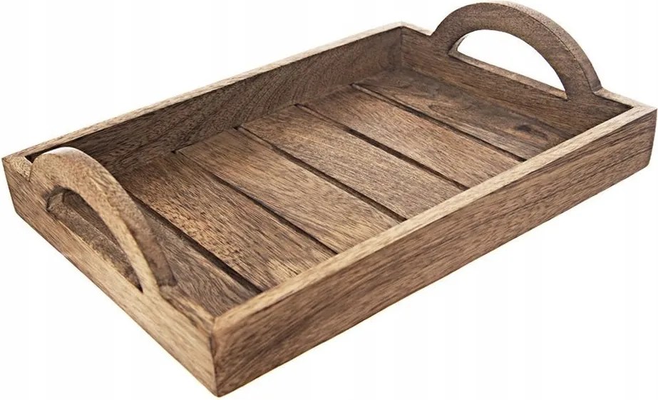 Tálaló Tálca Fából Készült Téglalap Alakú Reggeliző Asztal Alátét