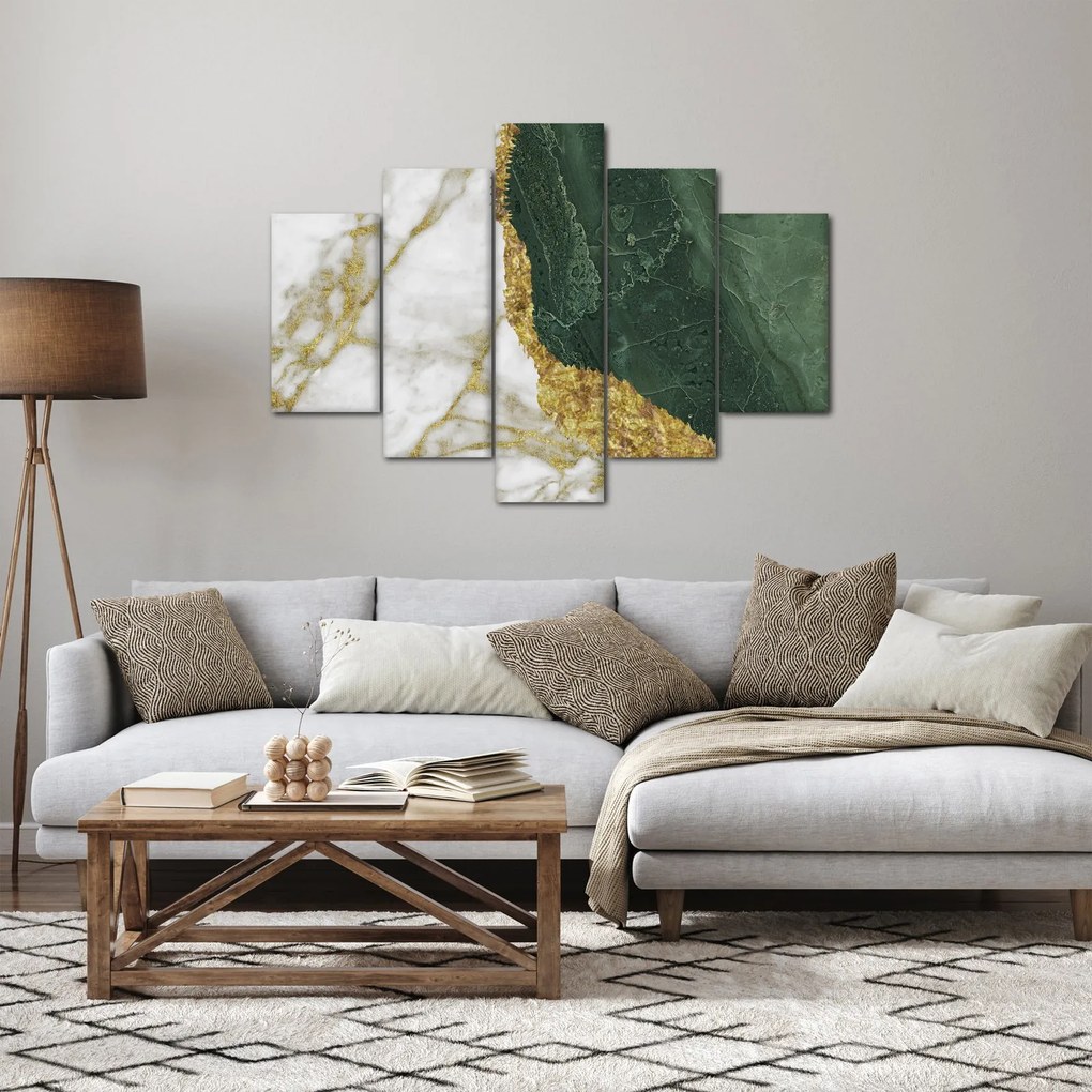 Kép - Zöld márvány N⁰3 (150x105 cm)