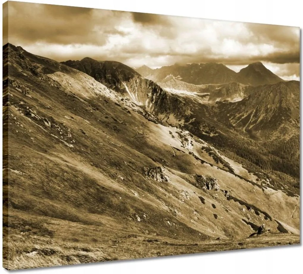 Vászonkép 50x40 Tátra Lengyel hegyek Kilátás
