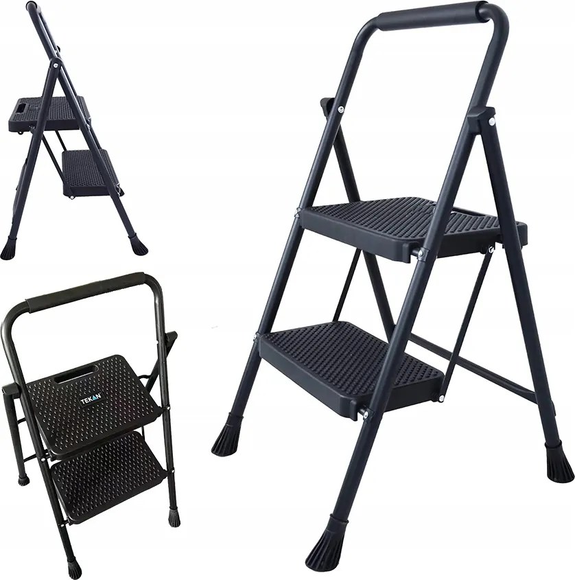 Otthoni Irodai Létra 2 Lépcsős Összecsukható Könnyű Nagy 2 Lépcsőfok