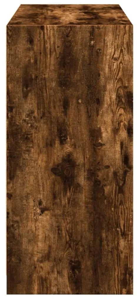 füstös tölgy színű szerelt fa ruhásszekrény 77 x 48 x 102 cm