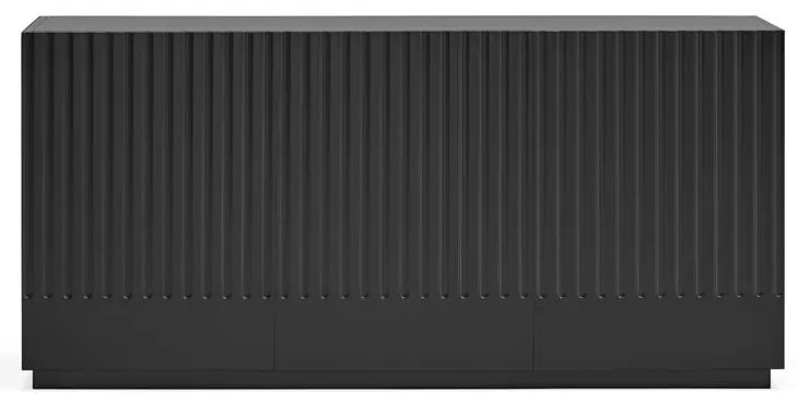 Doric fekete tálalószekrény, szélesség 150 cm - Teulat