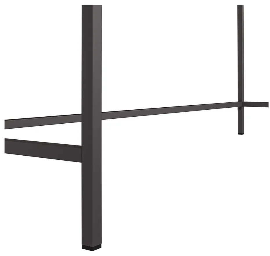 Íróasztal tölgyfa dekoros asztallappal 51x153 cm Bradford – Støraa