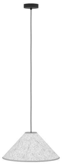 Eglo 43984 - Csillár zsinóron ALSAGER 1xE27/40W/230V szürke