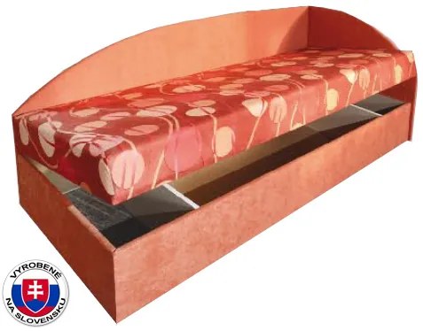 Egyszemélyes ágy (dívány) 80 cm Mamie (szendvicsmatraccal) (J). 774122