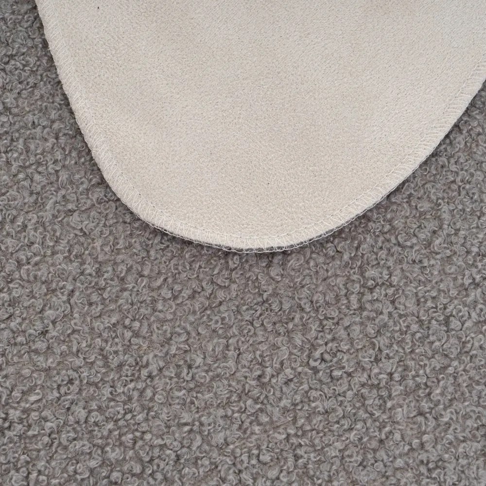 Szürke szintetikus szőrme szőnyeg 60x90 cm Sherpa – Casa Selección