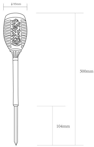 Globo 33535-2 - KÉSZLET 2x LED Napelemes lámpa LED/0,1W/3V IP44