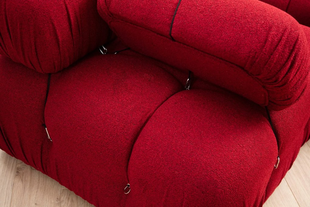 Sarokkanapé Bubble ( L1-O1-1R -Puf) - Red