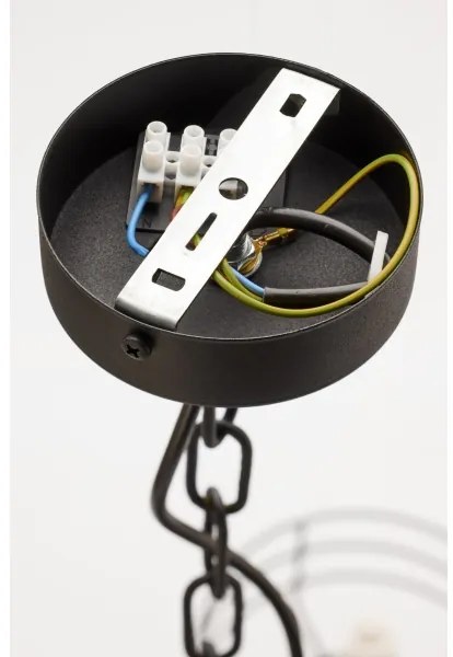 Jupiter 2101 - ARTHUR láncra akasztható csillár 5xE27/15W/230V kék/fekete