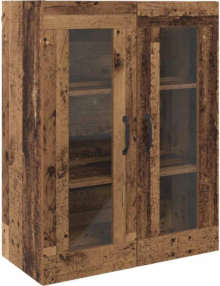 vidaXL Fali Lógós Szekrény Barna 69.5 x 34 x 90 cm Faanyag