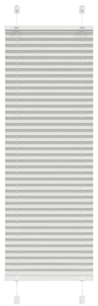 pliszírozott redőny világosszürke 40x100 cm szövetszélesség