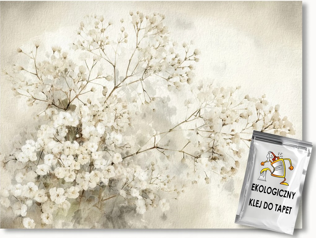 Fotótapéta Flizelina Természet Virágok Gipsz Retro Vintage 200x140 ragasztó