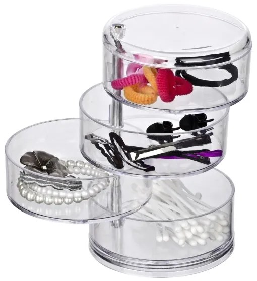 WENKO 20990100 - TOWER rendező 11,5x17,5 cm átlátszó