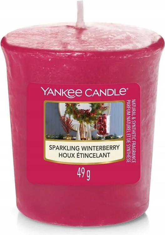 Sparkling Winterberry Yankee Candle Signature kis votive gyertya