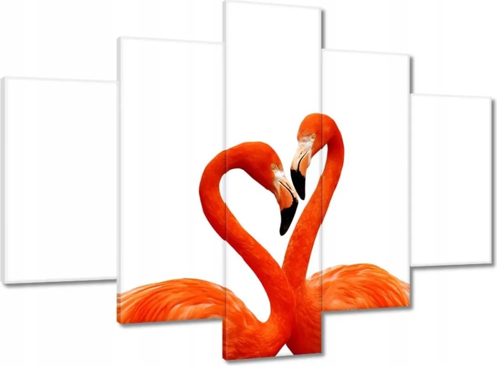 Festmények 150x105 Szerelmes flamingók