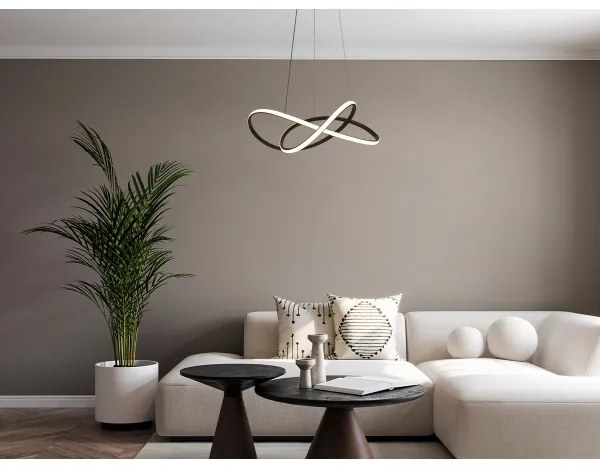 LED dimmelhető kábeles csillár LED/85W/230V 3000-6500K + távirányítóval