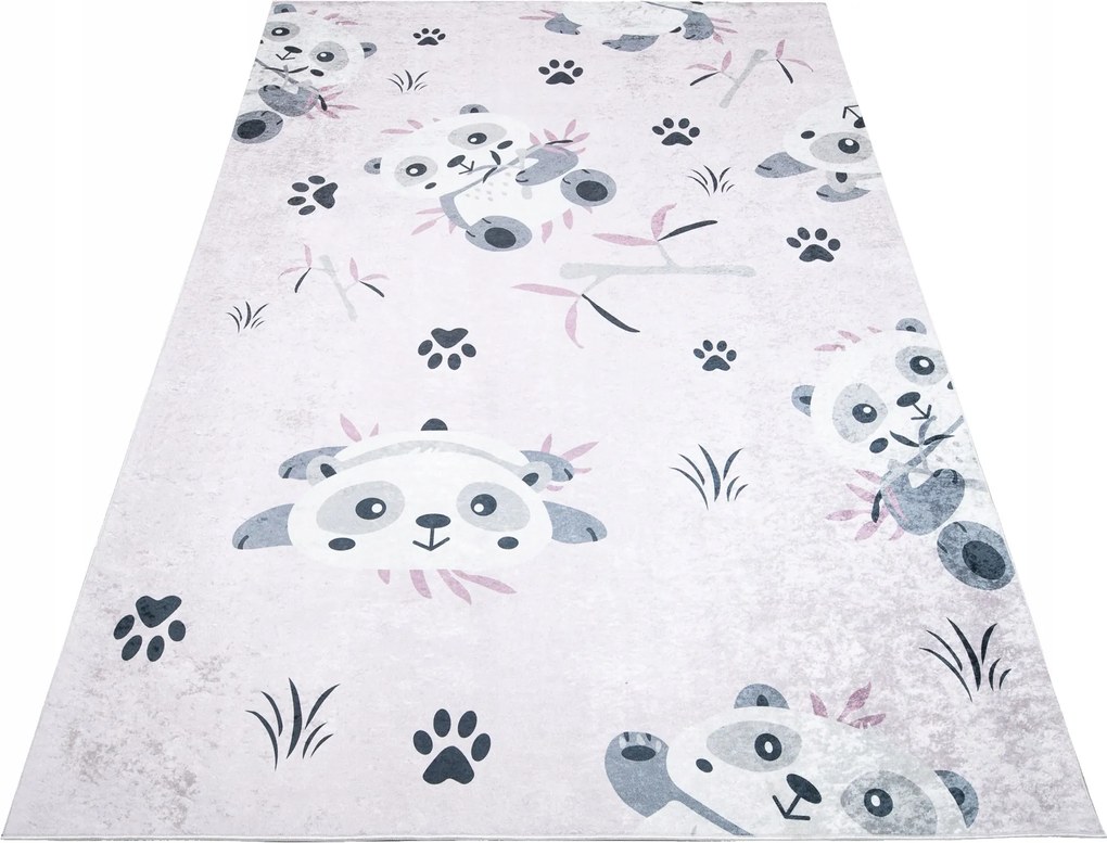 Gyerek Szőnyeg Színes 140x200 Panda Trópusok Fű