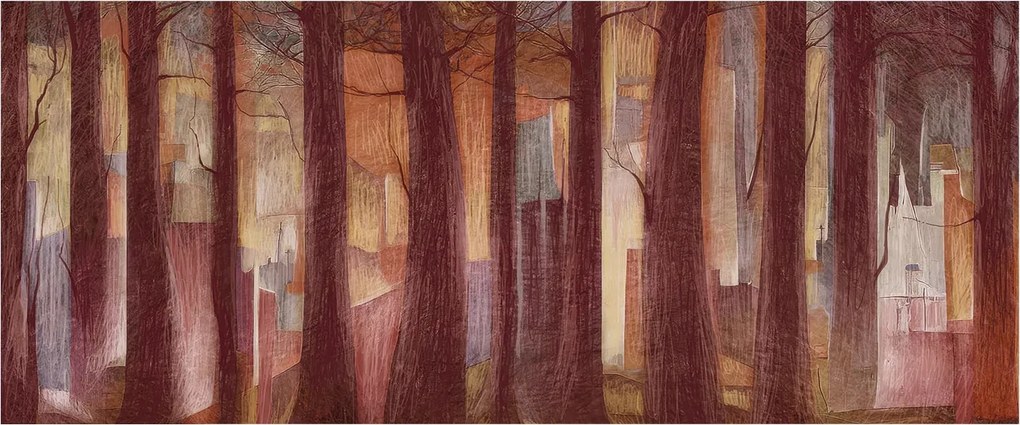 Matt fotótapéta Flizelin Falra Rejtélyes tájkép 250x104 Ragasztó