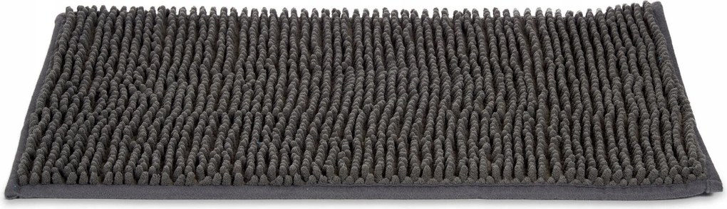 Fürdőszobaszőnyeg Csúszásgátló Téglalap Alakú 40 x 60 cm Puha Szürke