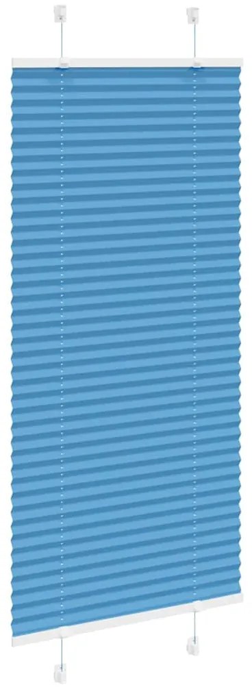 pliszírozott redőny kék 65x100 cm szövetszélesség 64,4 cm