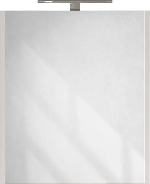 Piramida AKVA Tükrös fürdőszobai szekrény - LED világítással - 60 x 69 x 13 cm