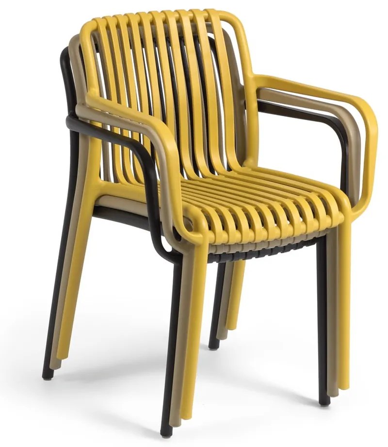 Isabellini fekete kerti szék - Kave Home
