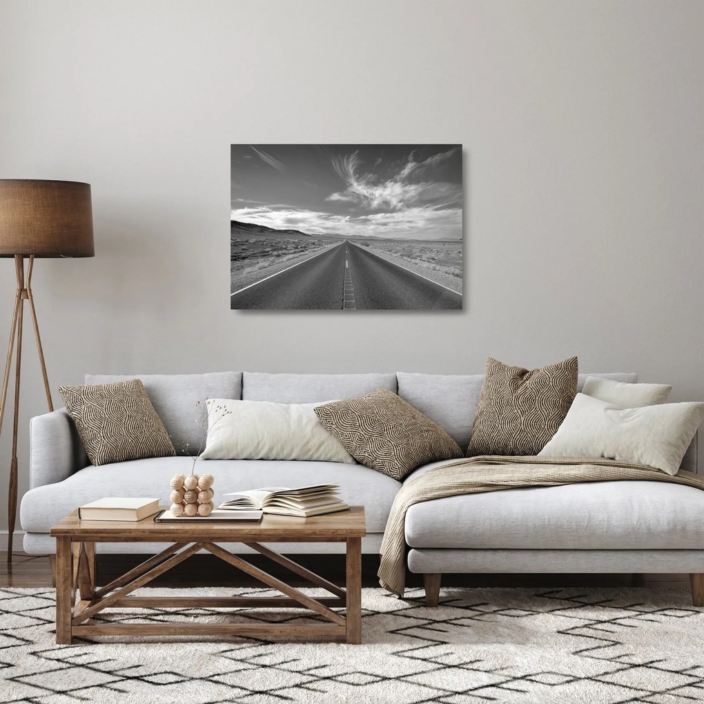 Út képe (üvegen) (70x50 cm)