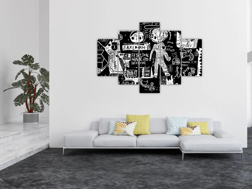 Kép - Graffiti (150x105 cm)
