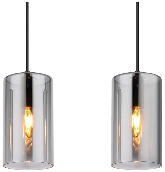 Globo 21002-3H - Csillár zsinóron OLLY 3xE14/25W/230V fekete