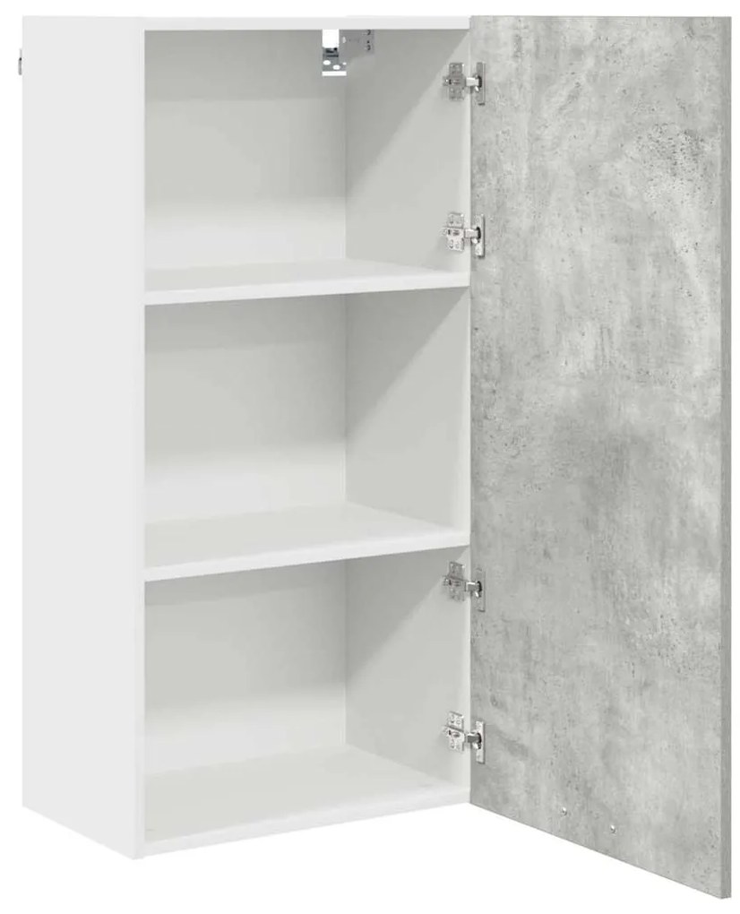 Függő szekrény Riga Beton szürke és fehér 50 x 31 x 100 cm
