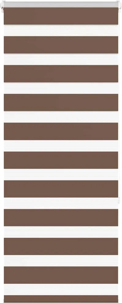 vidaXL zebrafüggönnyel barna szövetszélesség 50,9 cm poliészter