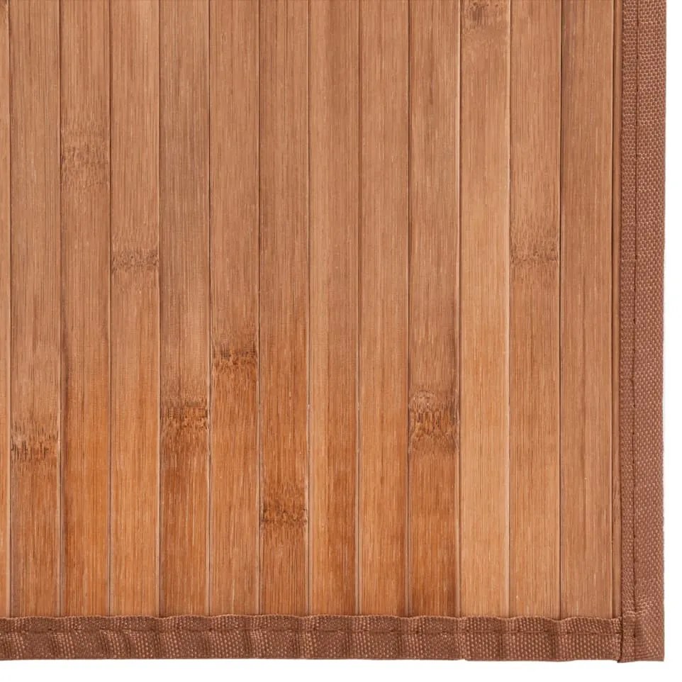 négyszögletű természetes bambusz szőnyeg 70 x 300 cm