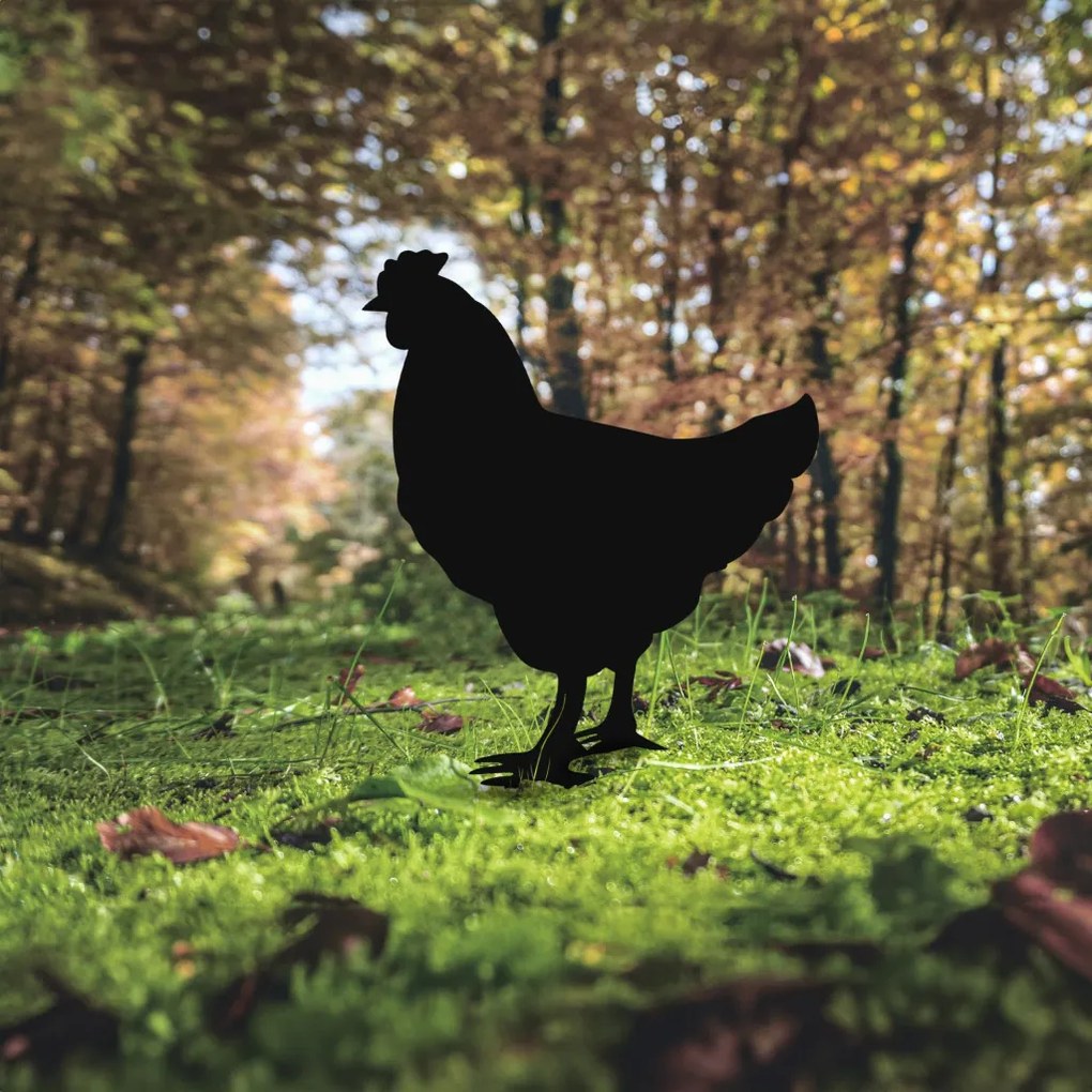 Chicken fém kerti dísztárgy, 64×42 cm – TR565TNL1263