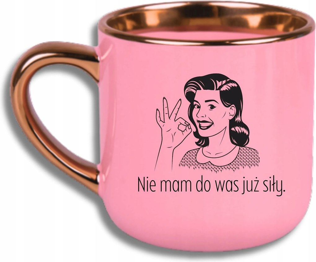 Bögre Rózsaszín Elegant Nagy Már Nincs Erőm Hozzátok.