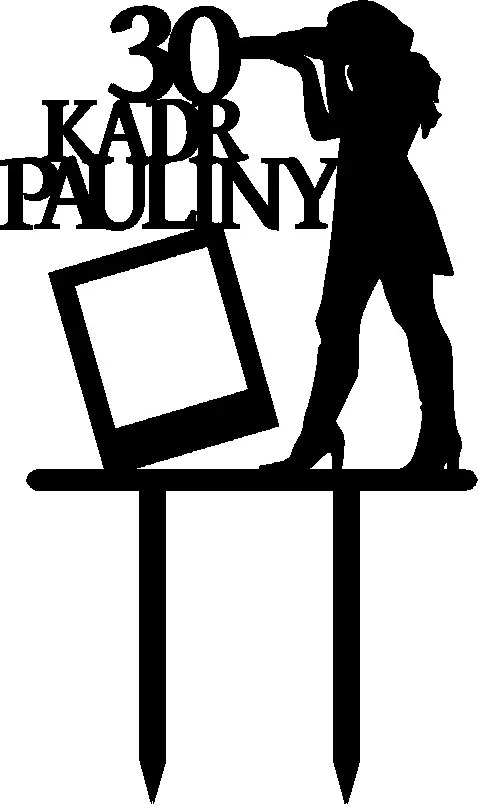 Topper fotós nő operatőr torta dekoráció fotó fényképezőgép kép